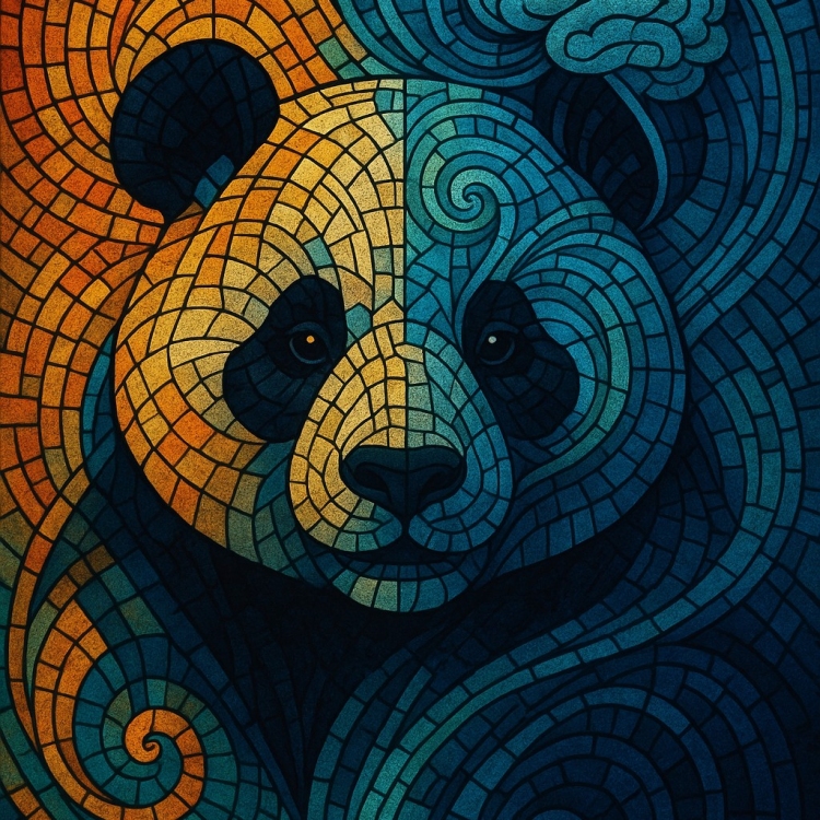 Mind Panda Mosaic