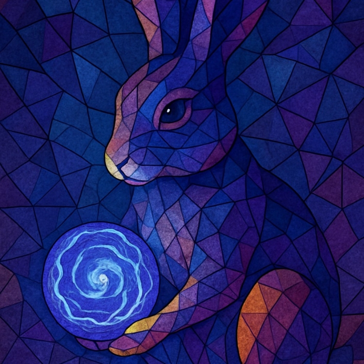 Mystic Rabbit Mosaic