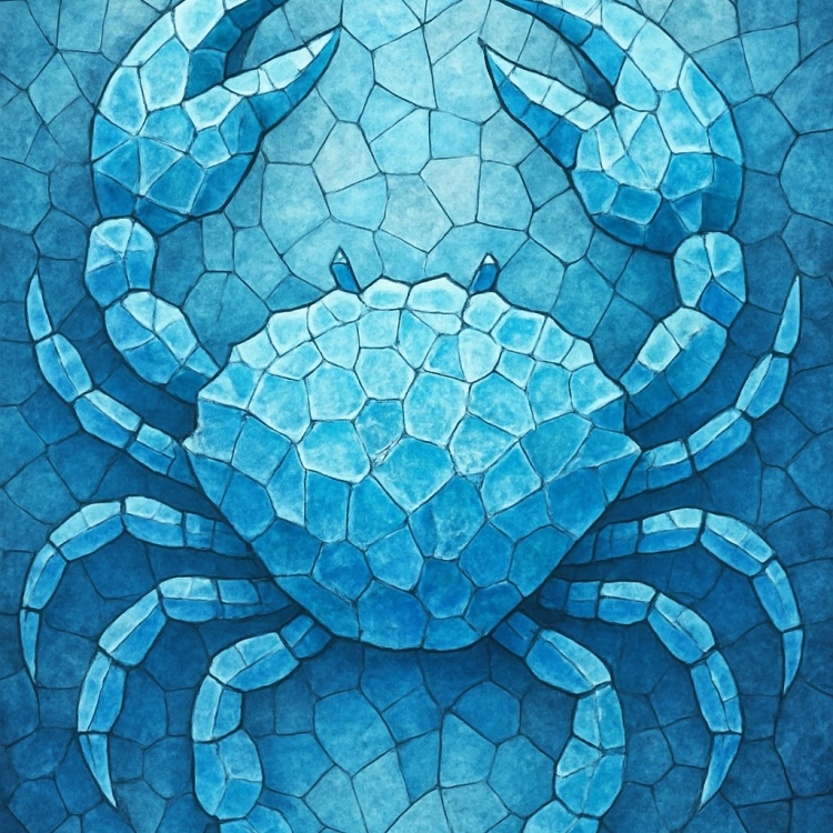 Ice Crab Mosaic