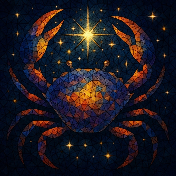Starlight Crab Mosaic
