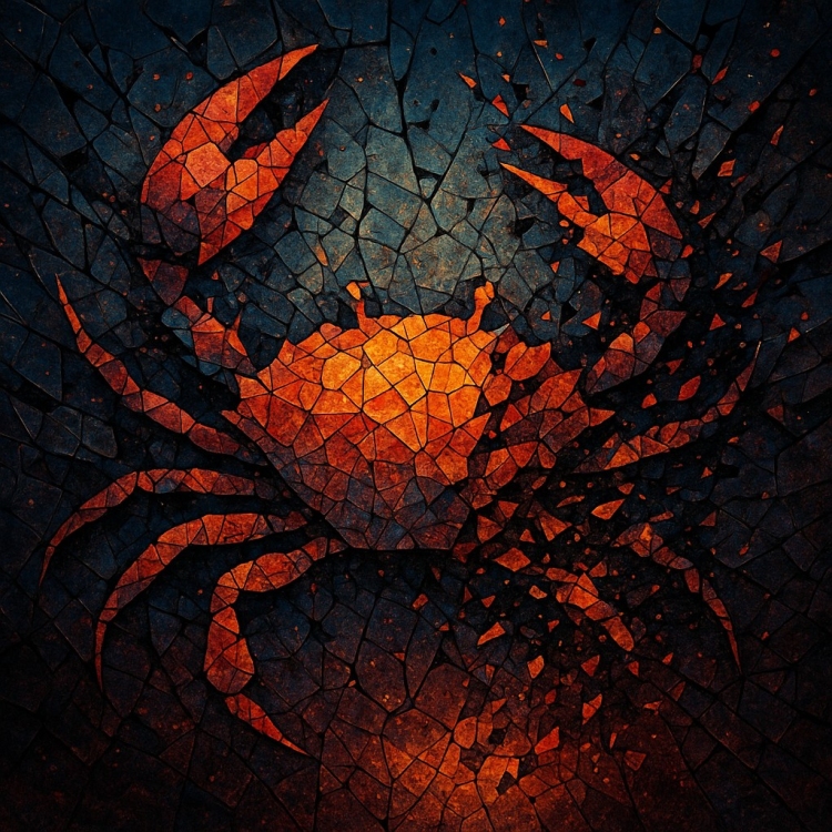 Destruction Crab Mosaic