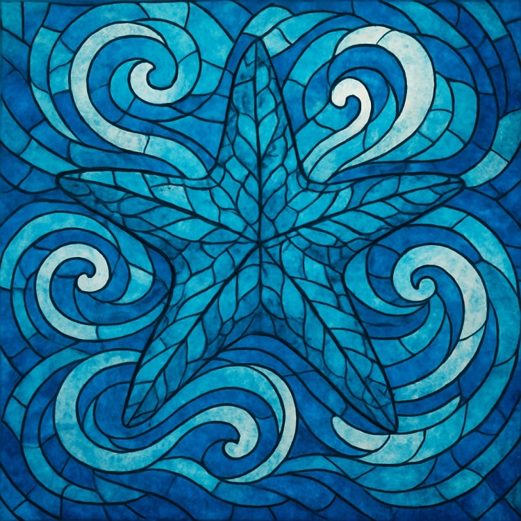 Water Starfish Mosaic