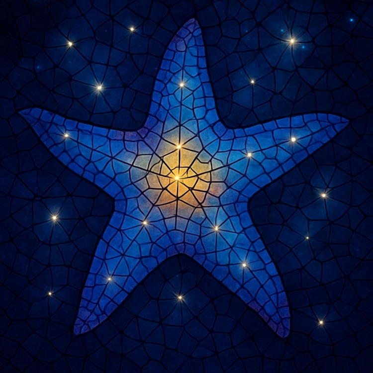 Starlight Starfish Mosaic