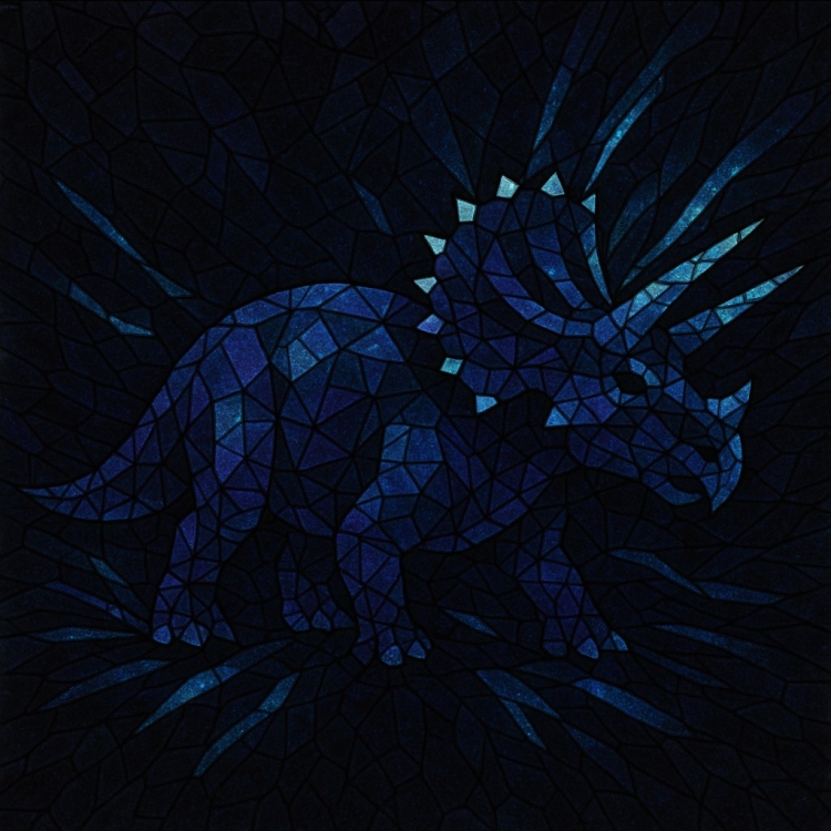 Void Triceratops Mosaic