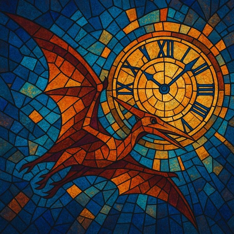 Time Pterodactyl Mosaic
