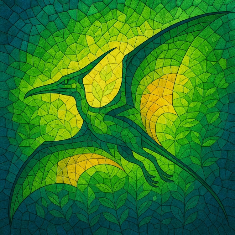 Life Pterodactyl Mosaic