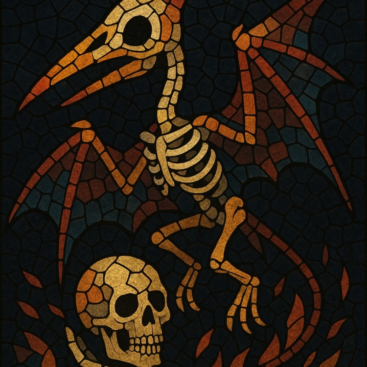 Death Pterodactyl Mosaic