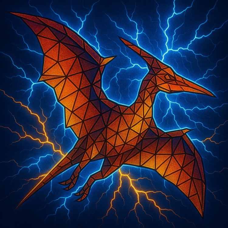 Power Pterodactyl Mosaic