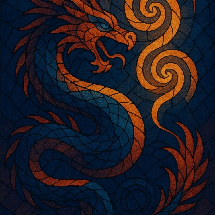 Fate Eastern Dragon Mosaic