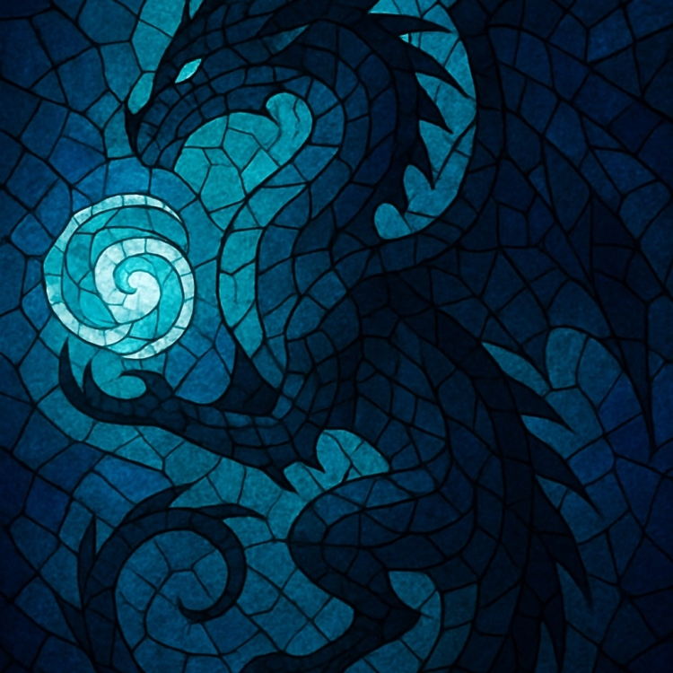 Soul Western Dragon Mosaic