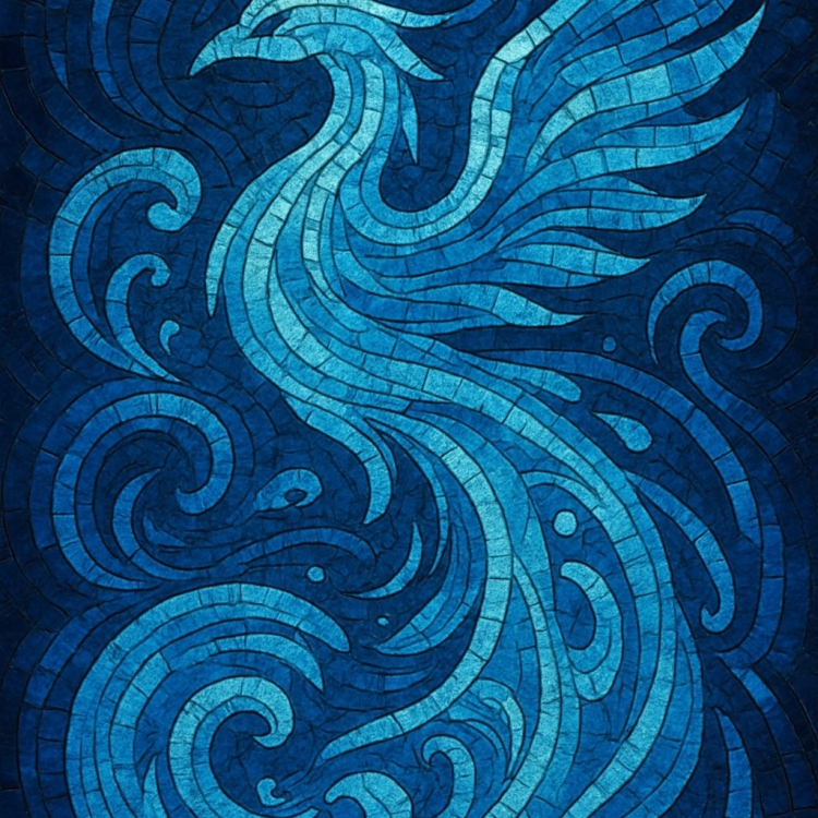 Water Phoenix Mosaic