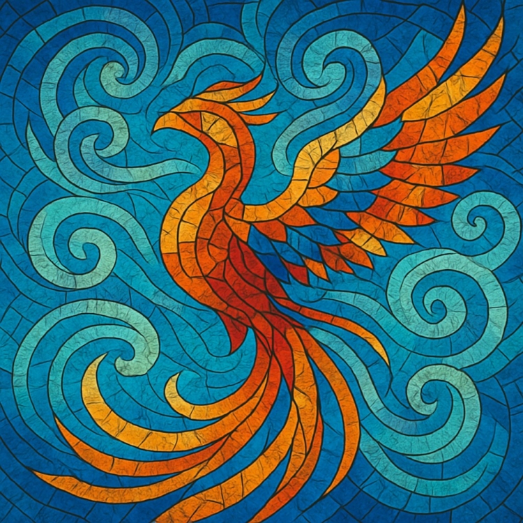 Wind Phoenix Mosaic