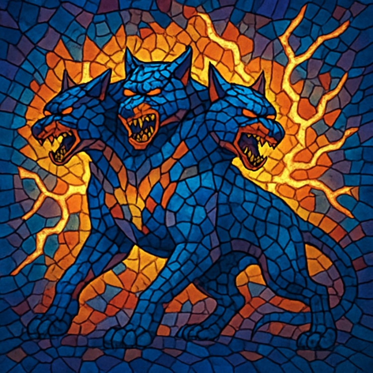 Power Cerberus Mosaic