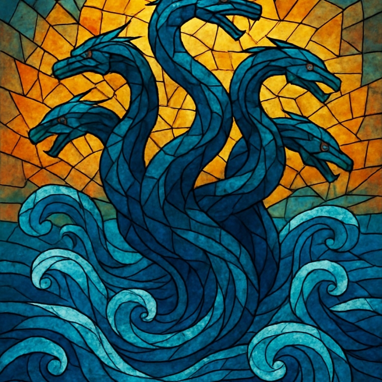 Water Hydra Mosaic