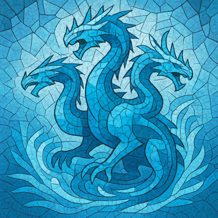Ice Hydra Mosaic