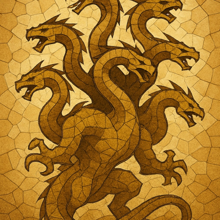 Sand Hydra Mosaic
