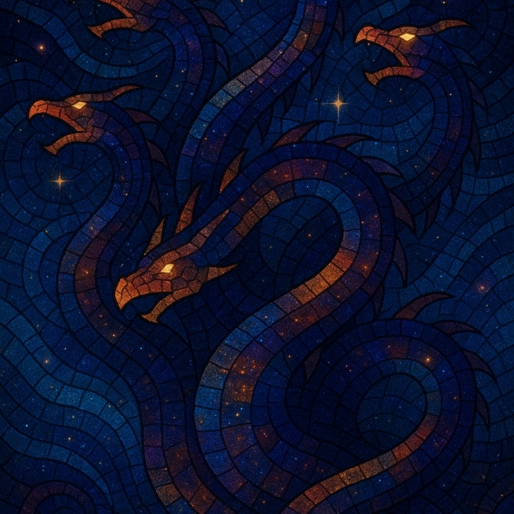 Space Hydra Mosaic