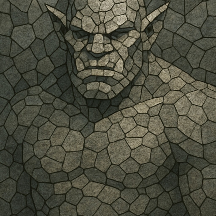 Stone Orc Mosaic