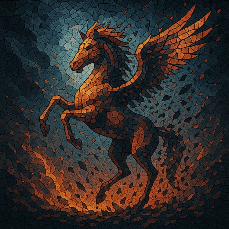 Destruction Pegasus Mosaic
