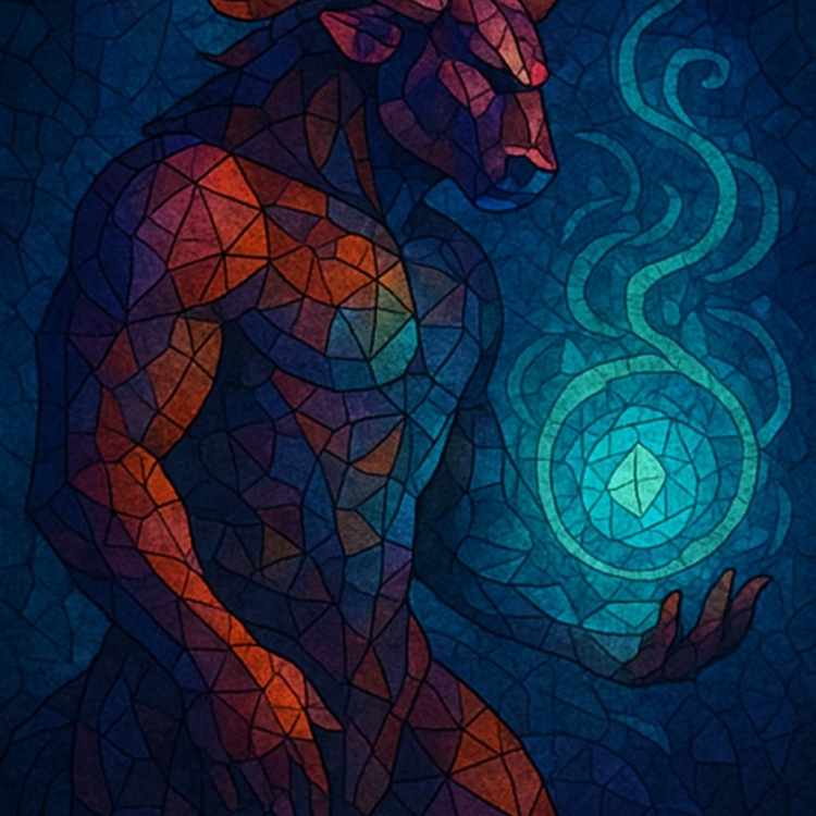 Mystic Minotaur Mosaic