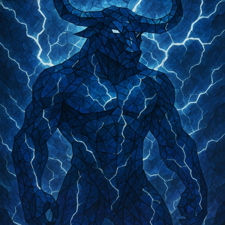 Storm Minotaur Mosaic