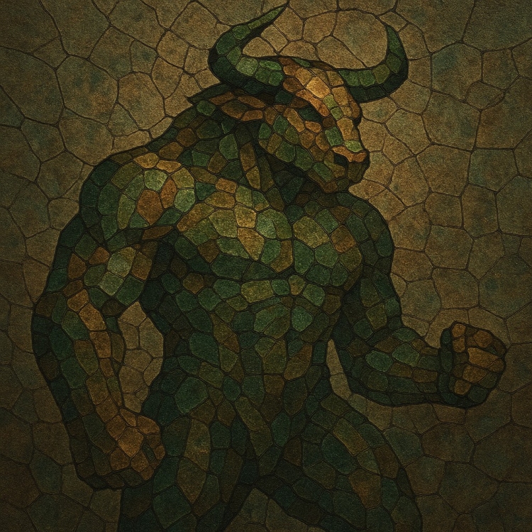 Earth Minotaur Mosaic