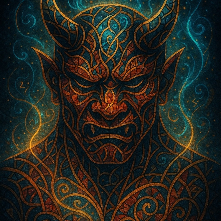 Mystic Oni Mosaic