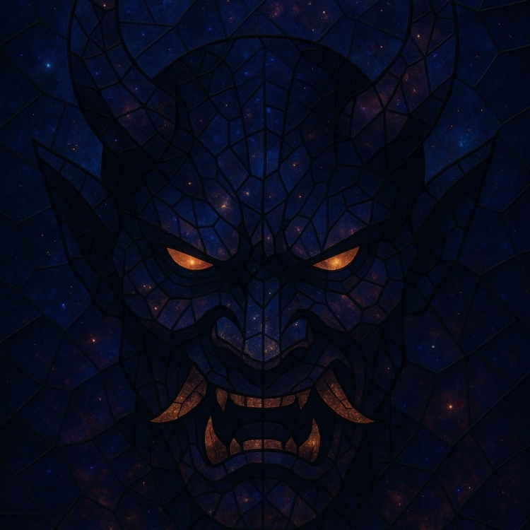 Space Oni Mosaic