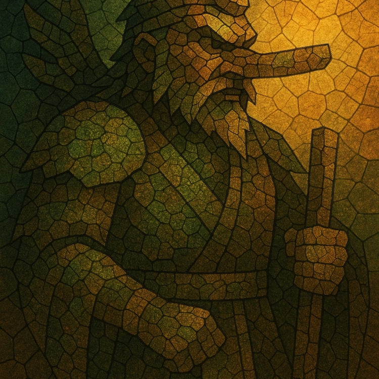 Earth Tengu Mosaic