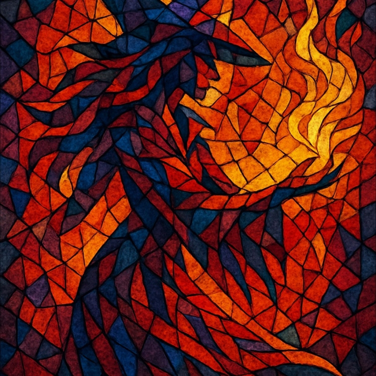Fire Witch Mosaic