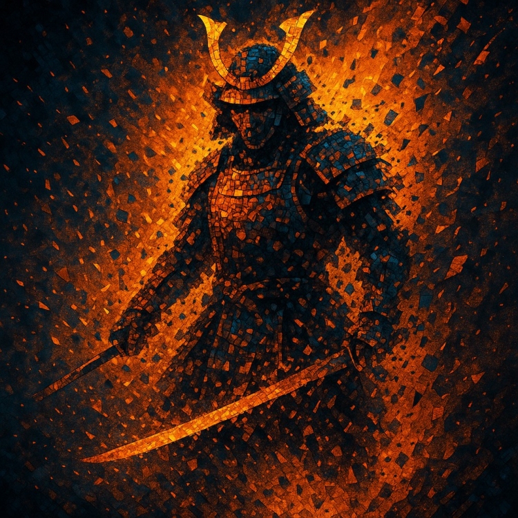 Destruction Samurai Mosaic