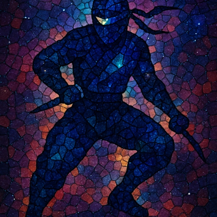 Space Ninja Mosaic
