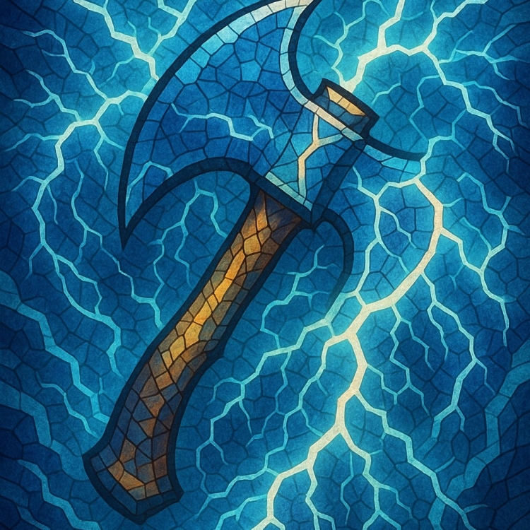 Storm Axe Mosaic