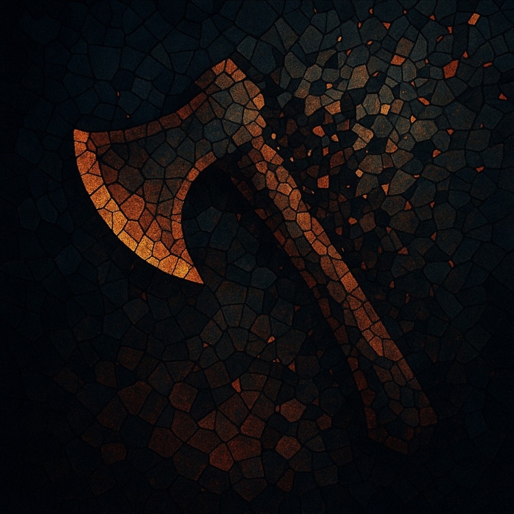 Destruction Axe Mosaic