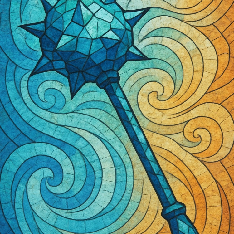 Wind Mace Mosaic