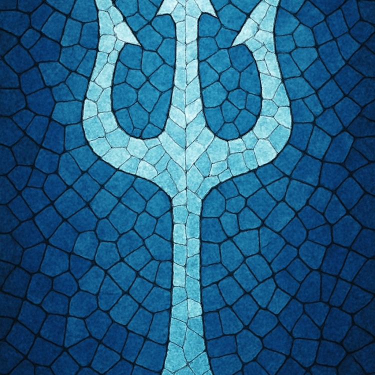 Ice Trident Mosaic