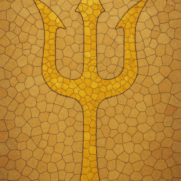 Sand Trident Mosaic