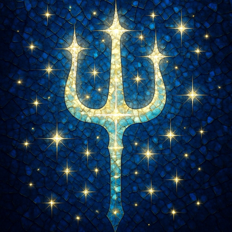 Starlight Trident Mosaic