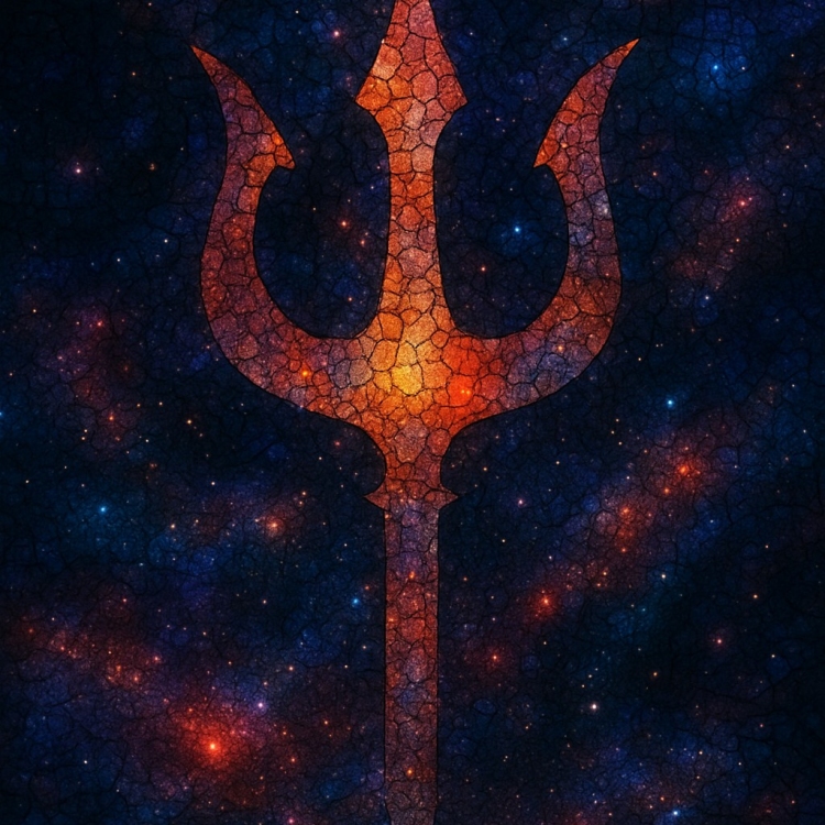 Space Trident Mosaic