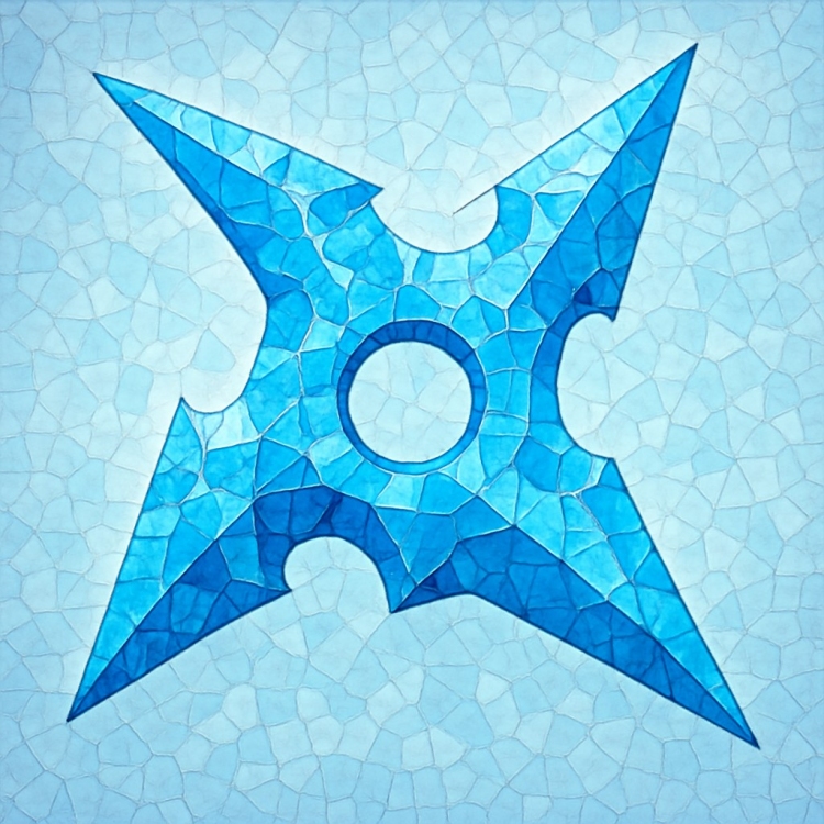 Ice Shuriken Mosaic