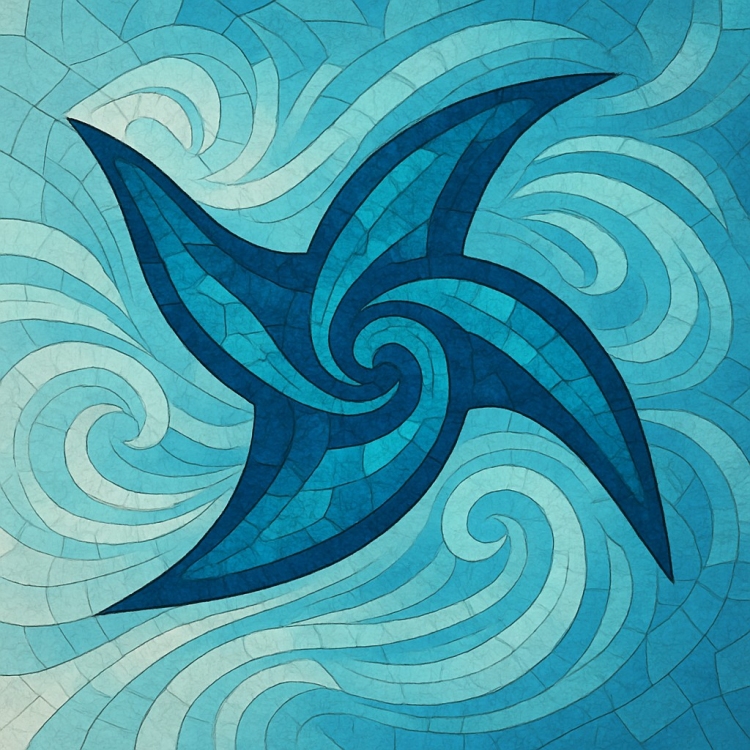 Wind Shuriken Mosaic