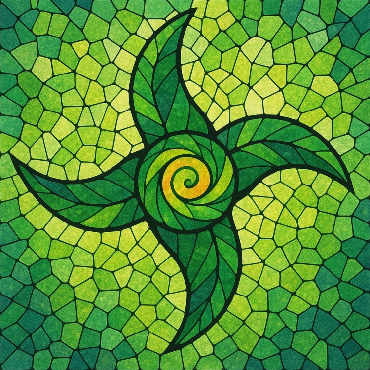 Life Shuriken Mosaic