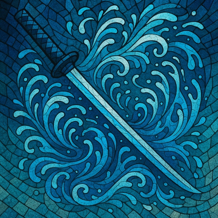 Water Katana Mosaic