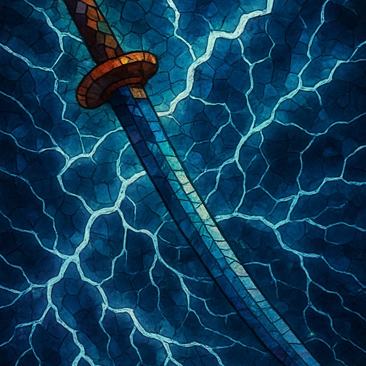 Storm Katana Mosaic