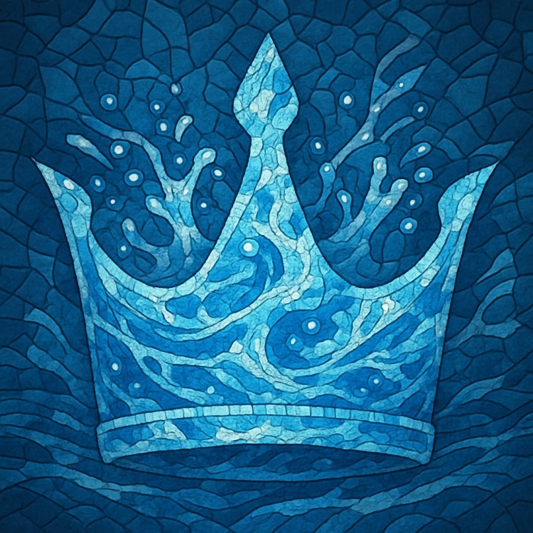 Water Crown Mosaic