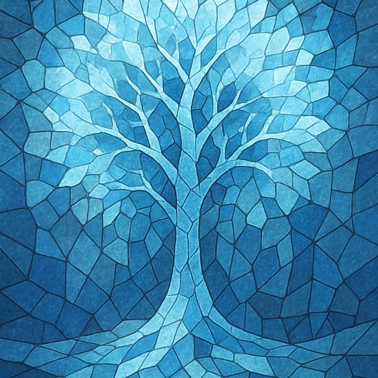 Ice Tree Mosaic