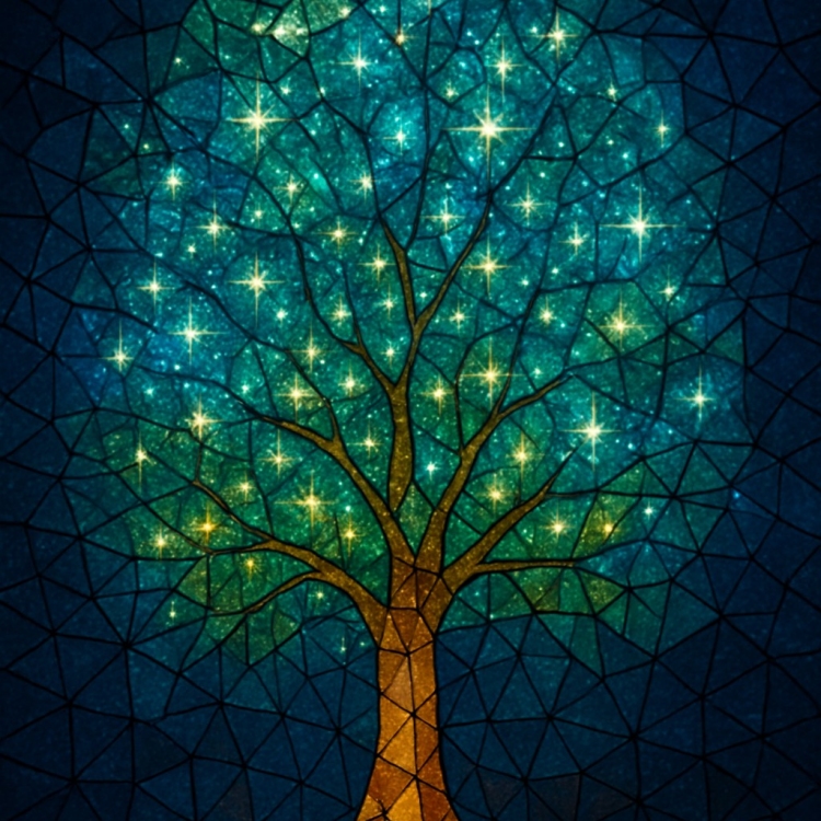 Starlight Tree Mosaic