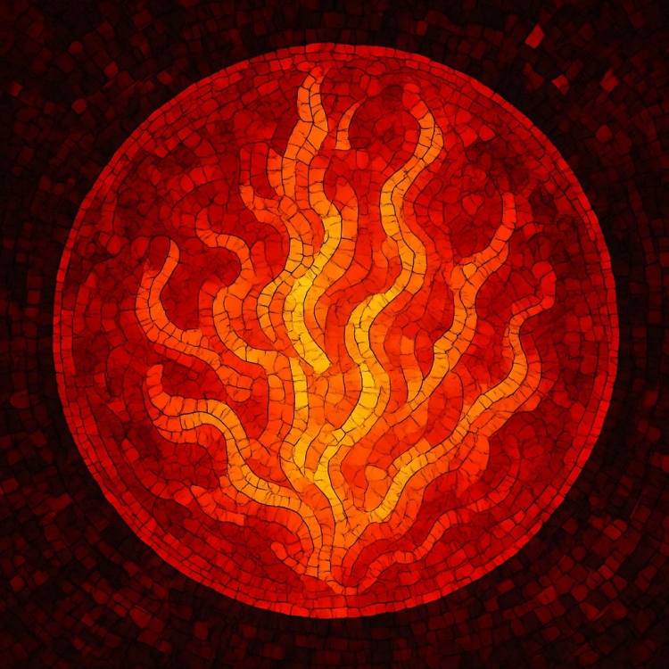 Fire Planet Mosaic