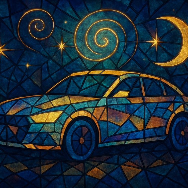 Mystic Car Mosaic