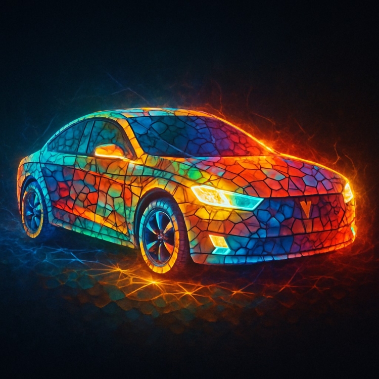Light Car Mosaic